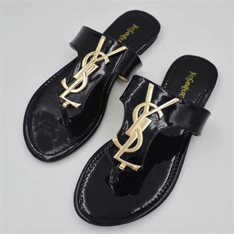 sandals for women ysl|ysl flat sandals women.